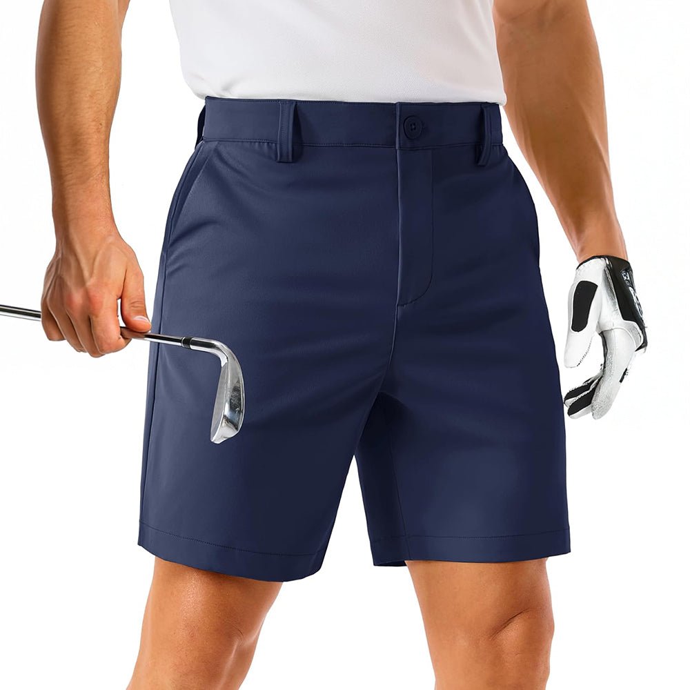 Activewear Essentials | Men's Golf Shorts with Quick-Dry Fabric & 6 Pockets | Lightweight Comfort for Versatile Activities 0