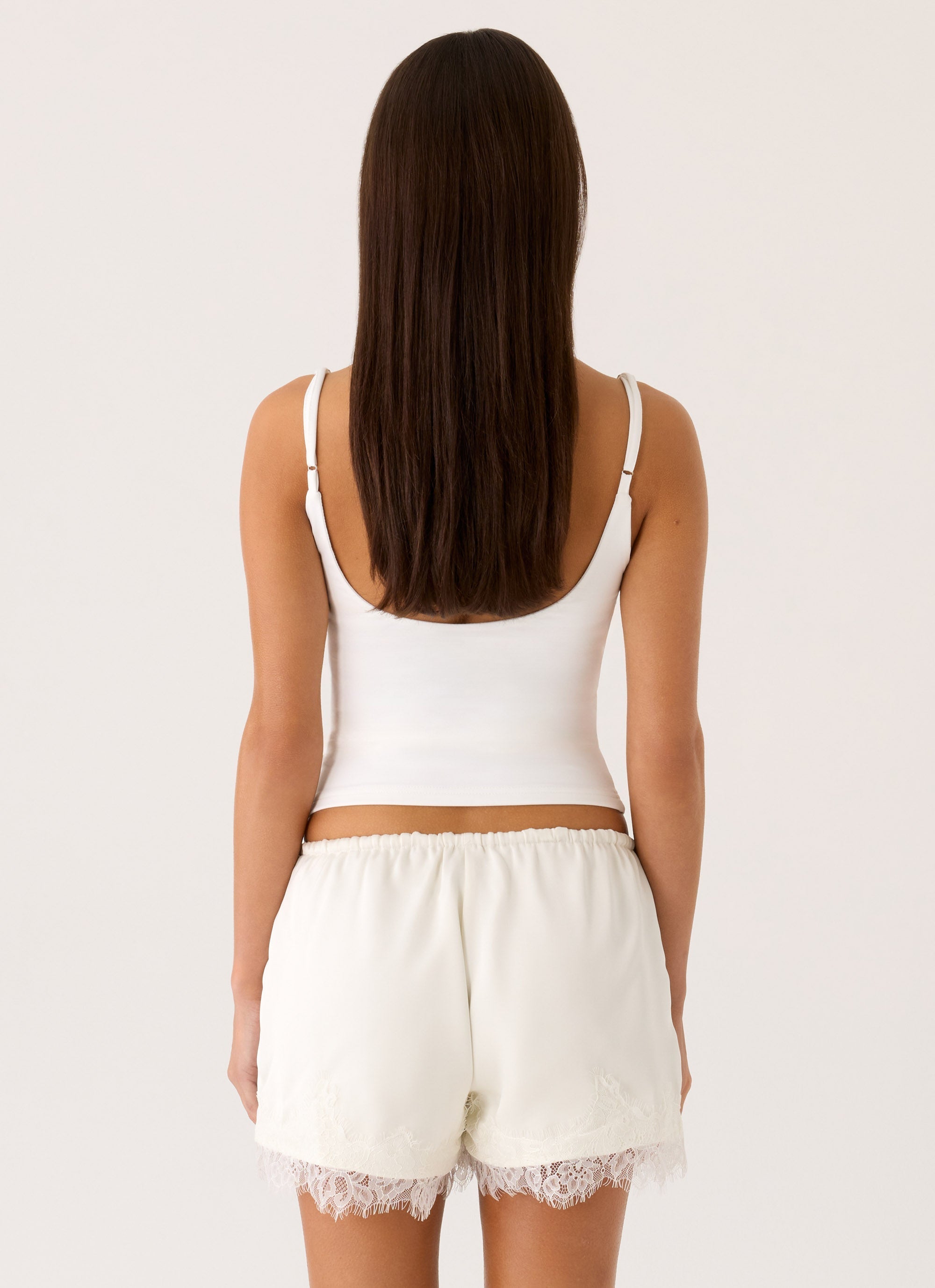 Luxe Collection | Mini Shorts with Lace Trim & Adjustable Waistband | Stylish Summer Essential for Effortless Comfort 3
