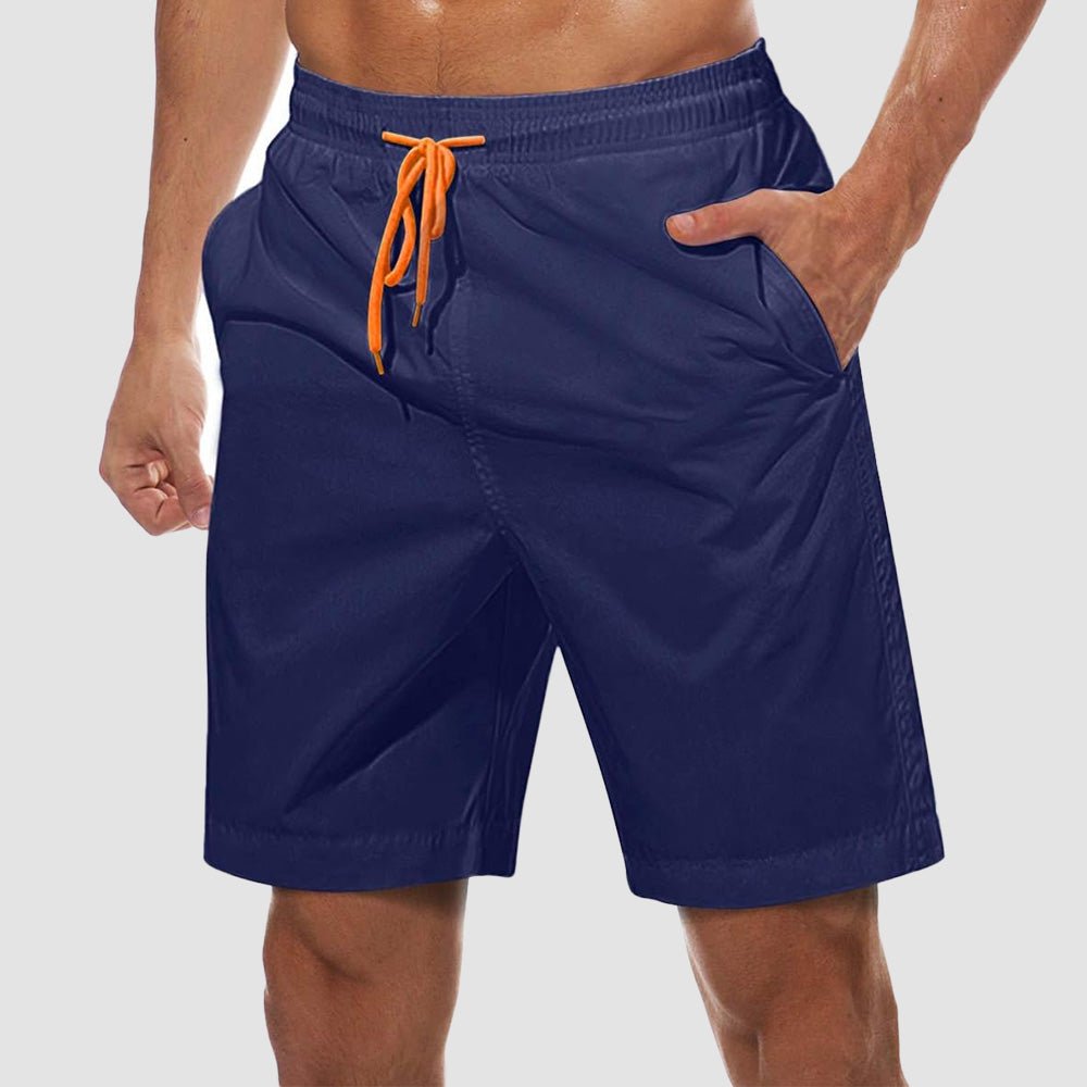 Men's Swim Trunks | Quick-Dry Nylon Fabric with Mesh Lining | Lightweight Comfort for Summer Activities 1