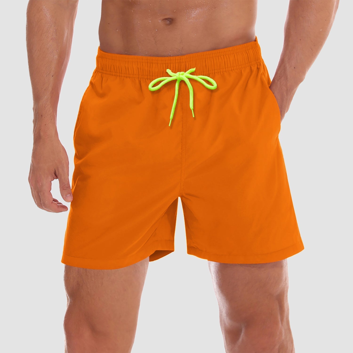 Men's Swim Trunks | Quick-Dry Nylon Fabric with Mesh Lining | Lightweight Comfort for Summer Activities 11