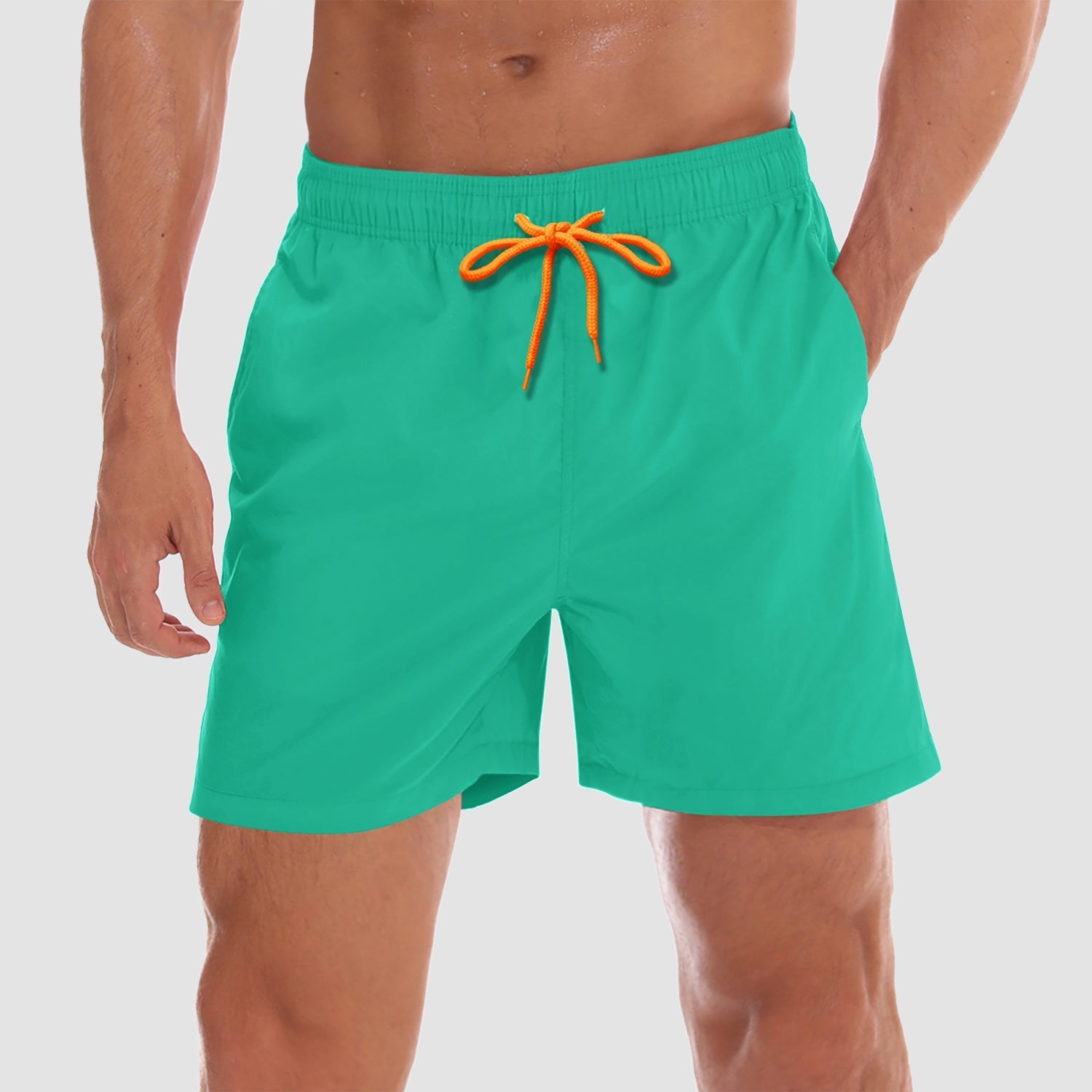 Men's Swim Trunks | Quick-Dry Nylon Fabric with Mesh Lining | Lightweight Comfort for Summer Activities 13