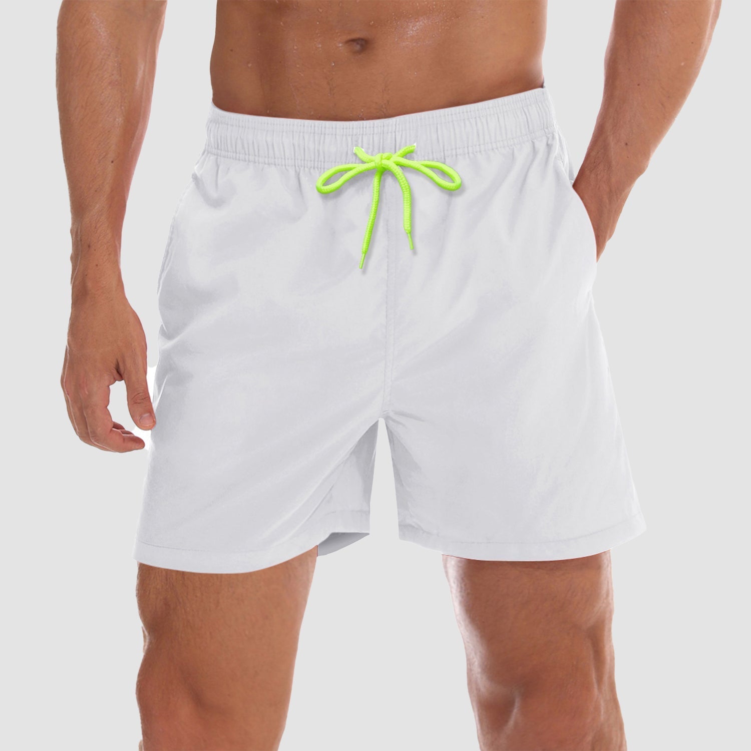Men's Swim Trunks | Quick-Dry Nylon Fabric with Mesh Lining | Lightweight Comfort for Summer Activities 14