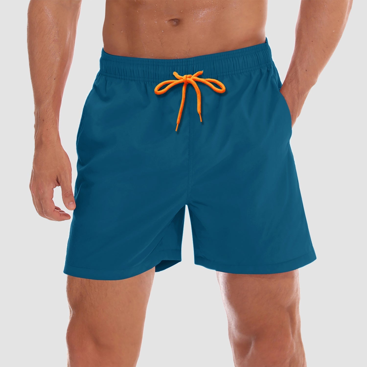Men's Swim Trunks | Quick-Dry Nylon Fabric with Mesh Lining | Lightweight Comfort for Summer Activities 15