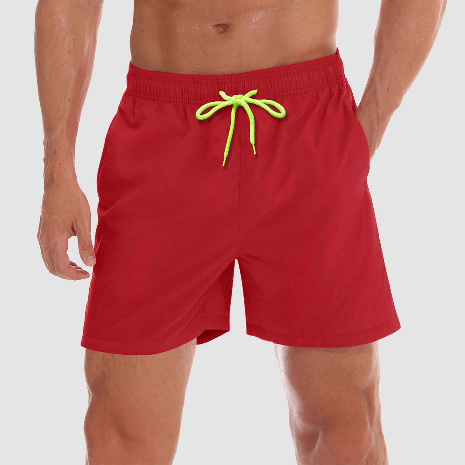 Men's Swim Trunks | Quick-Dry Nylon Fabric with Mesh Lining | Lightweight Comfort for Summer Activities 17