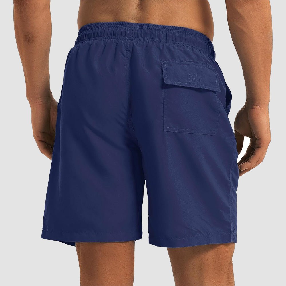 Men's Swim Trunks | Quick-Dry Nylon Fabric with Mesh Lining | Lightweight Comfort for Summer Activities 2