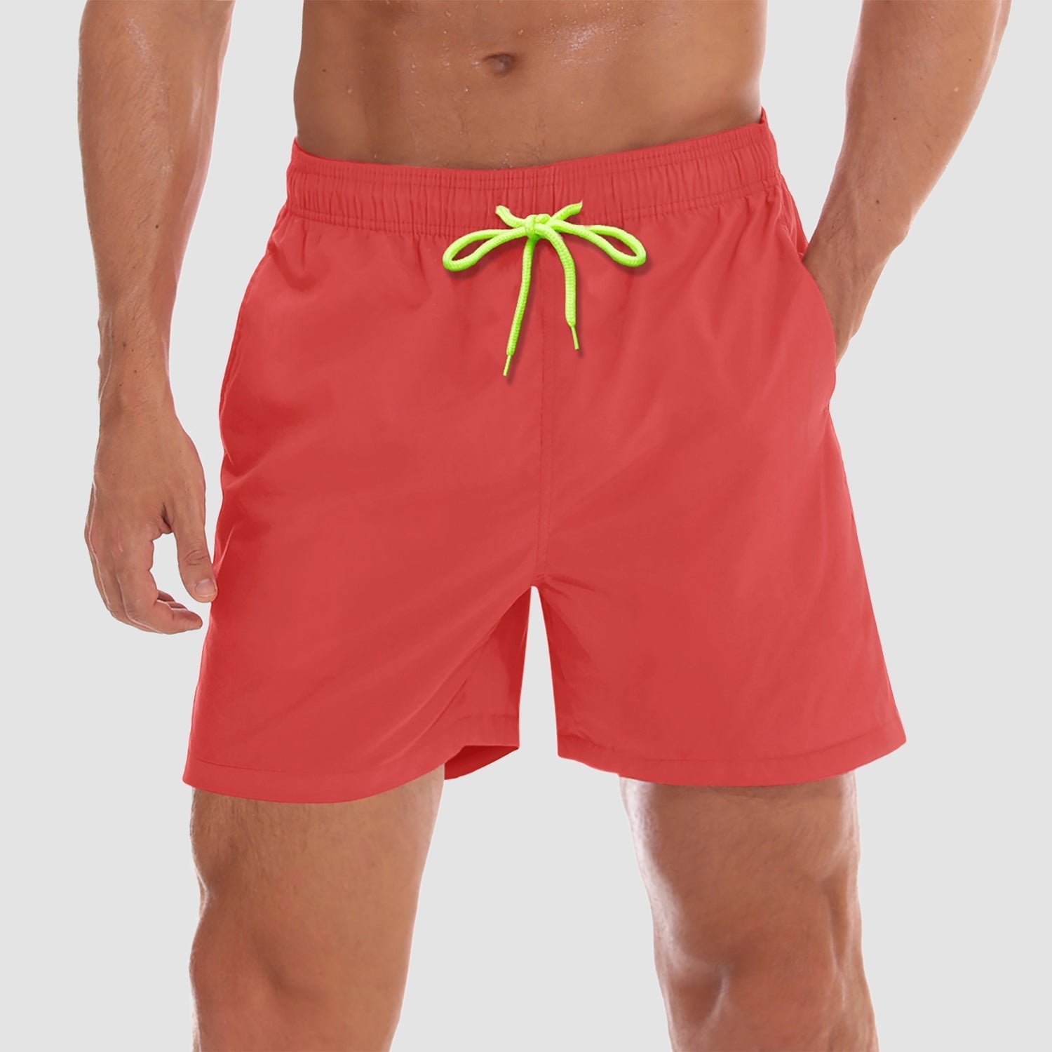 Men's Swim Trunks | Quick-Dry Nylon Fabric with Mesh Lining | Lightweight Comfort for Summer Activities 9