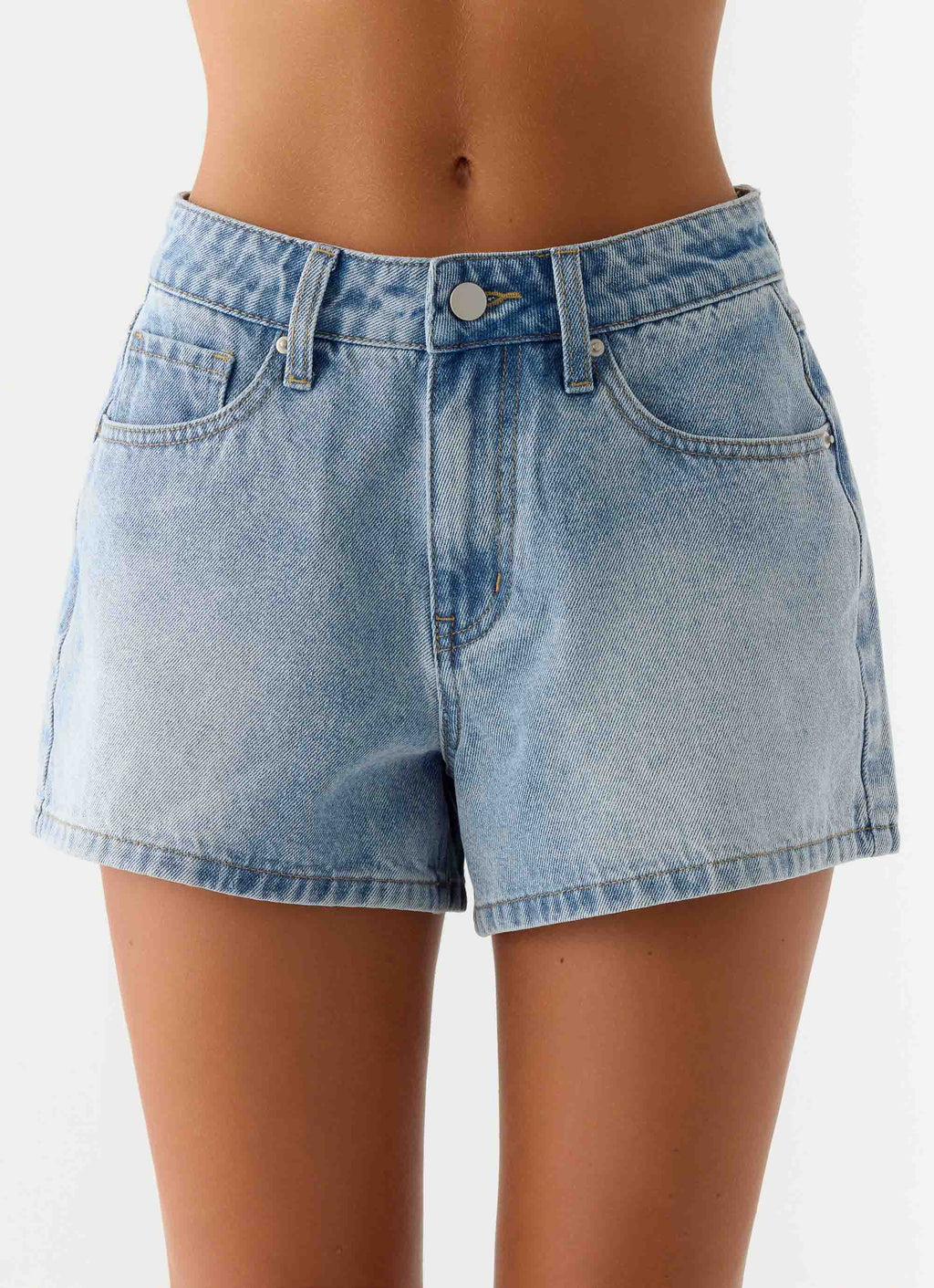 Owen Collection | Women's Denim Shorts with A-Line Fit & Mid-Low Rise | Effortless Style for Casual Days 0