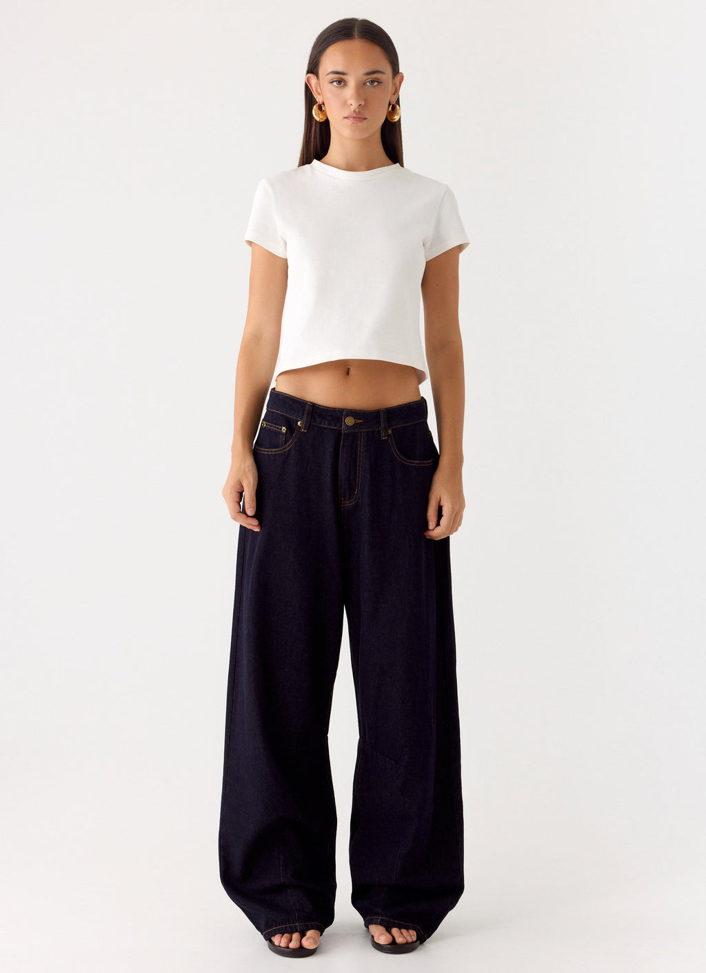 Ronan Denim Jeans | Relaxed Straight-Leg Fit with Low-Rise Waist | Everyday Comfort for Effortless Style 0