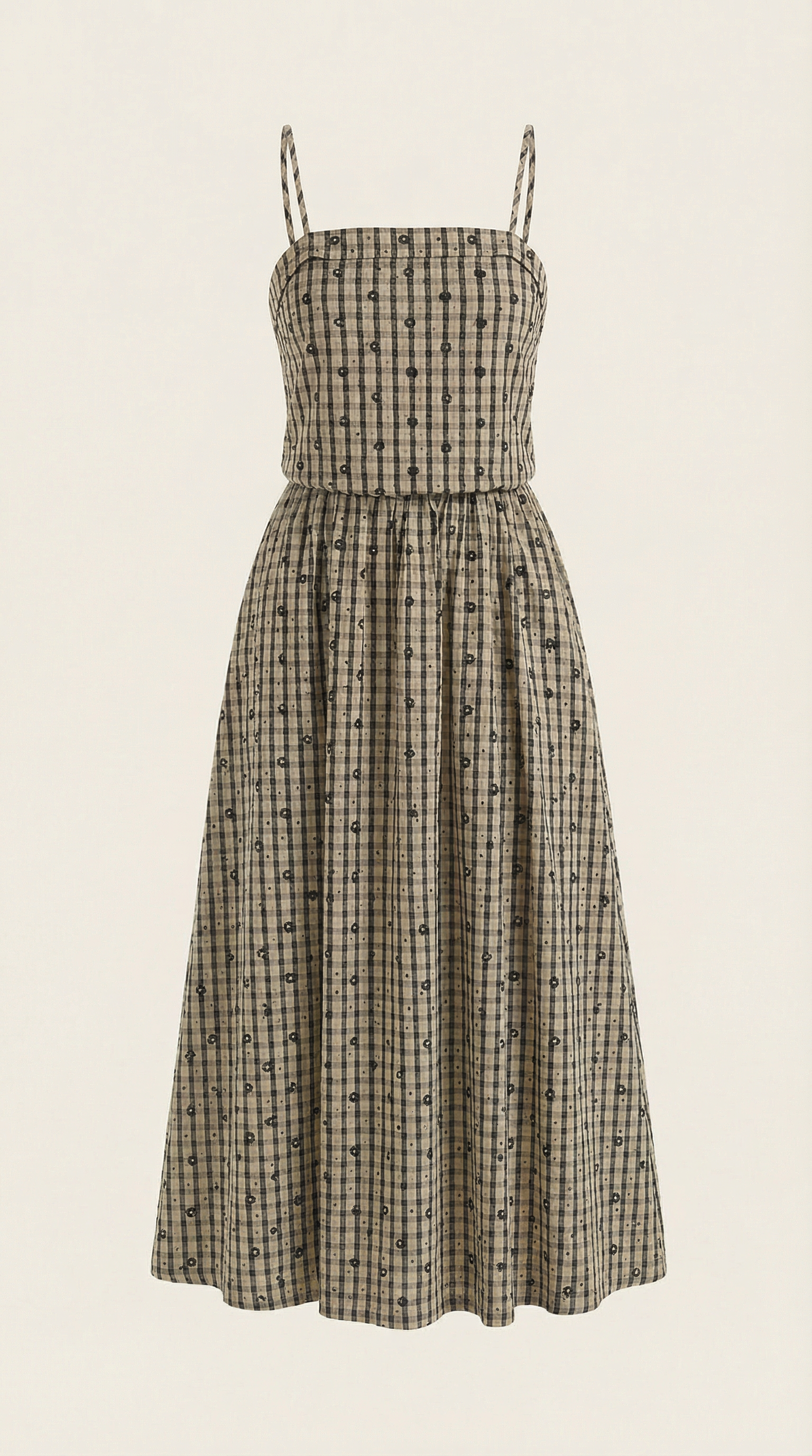 Ronda Collection | Women's Summer Dress with Square Neckline & Adjustable Straps | Flattering Midi Fit for Effortless Style 4